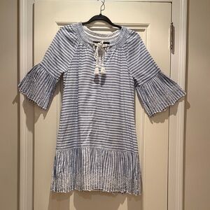 Vineyard Vines Blue and White Striped Casual Dress.  Brand new, never worn!!